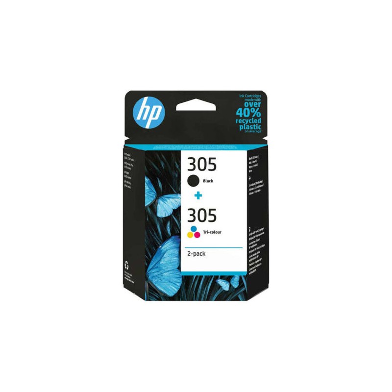 MULTIPACK HP 305 NERO E 305 COLORE ORIGINALE