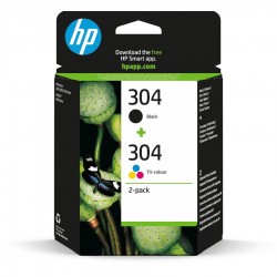 MULTIPACK HP 304 NERO E 304 COLORE ORIGINALE