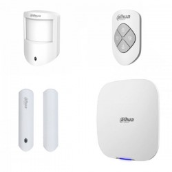 KIT DI ALLARME DAHUA AIRSHIELD COMPOSTO DA CENTRALE ARC3000H-FW2-868 (2G, 3G, 4G/LTE, ETHERNET + WIFI), RIVELATORE PIR ARD1233-W